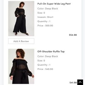 Pull-On Super Wide Leg Pant - Deep Black